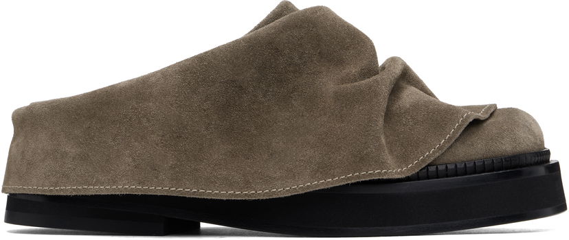 Oblačila The Attico Attico Mini Robin Slip-on Loafers Siva | 250WSH00855 LBT040AA