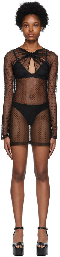 Twisted Tulle Minidress