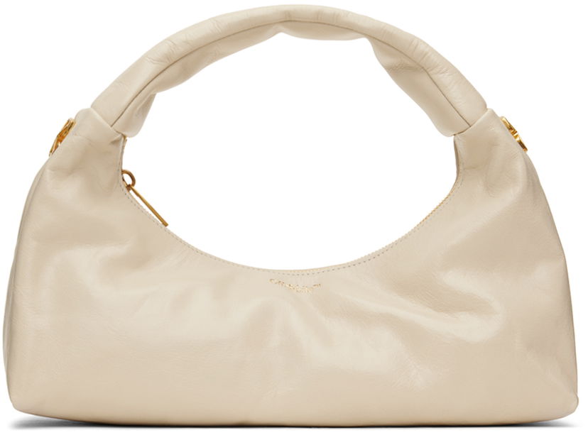 Torbica Off-White Arcade Bag Bež | OWNN174S24LEA0010400