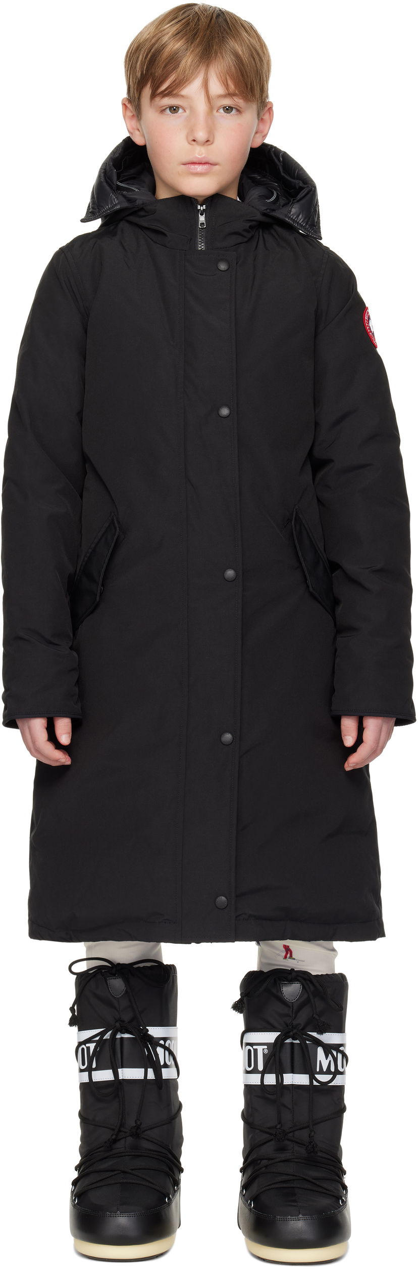Plašči Canada Goose Brittania Down Coat Črna | 4556Y