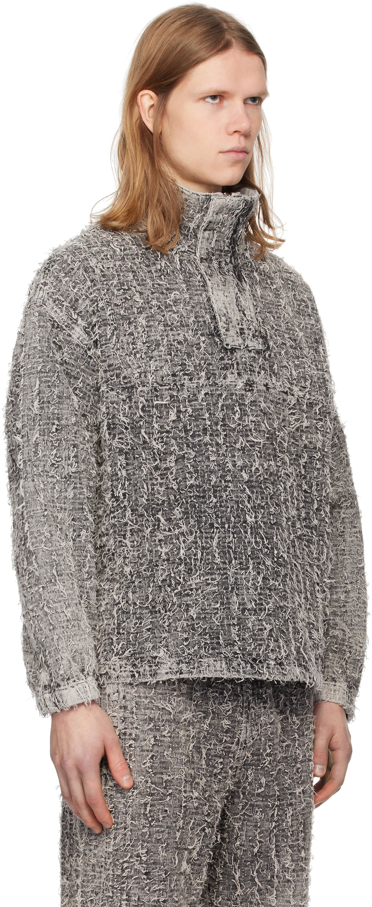 Pleteni pulover Diesel D-Flow-S2 Turtleneck Siva | A17331-0ABCR-02, 1