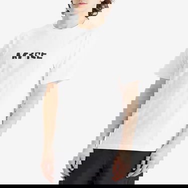 Majica NORSE PROJECTS Norse Projects Johannes Zoom Logo Print T-Shirt, Size Large Bela | N01-0688-0001, 2