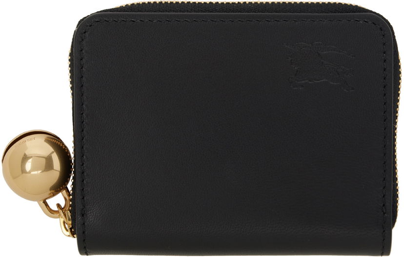 Denarnica Burberry EKD Leather Zip Wallet Črna | 8079212