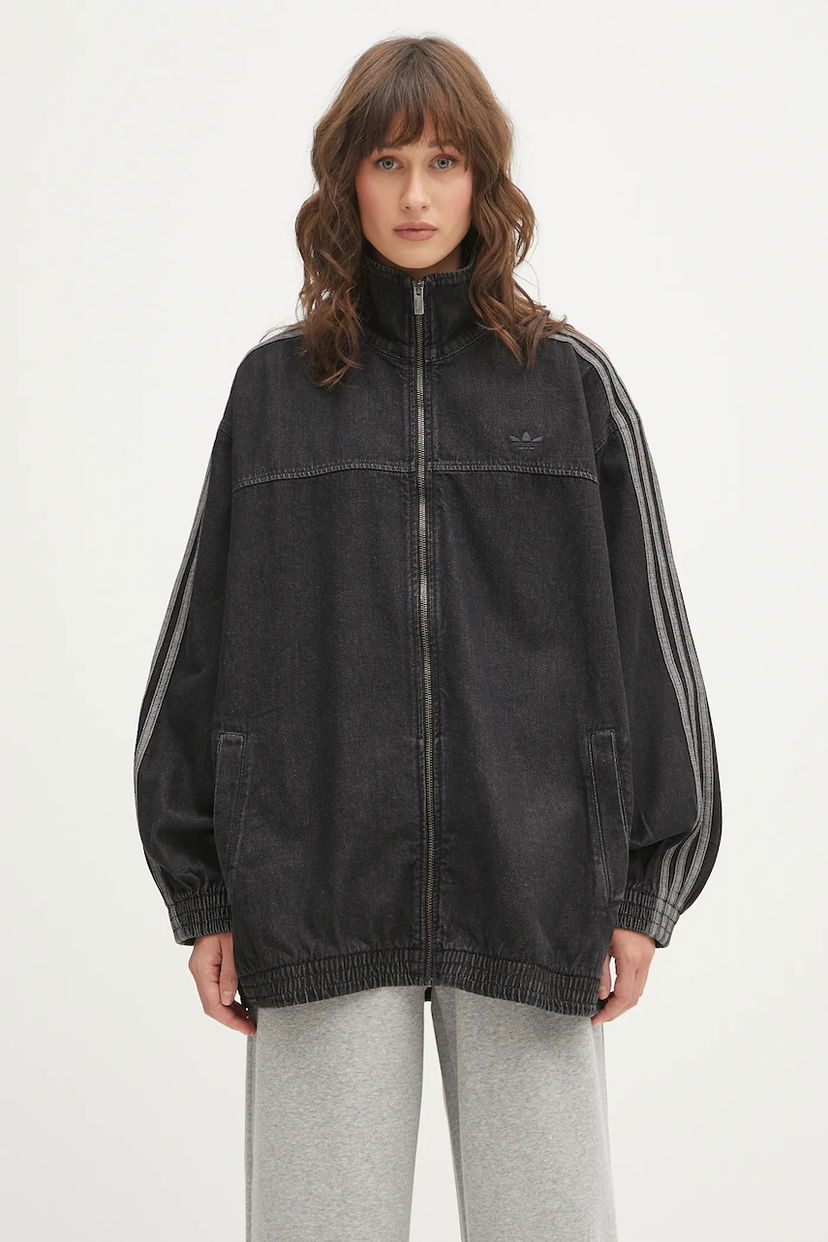 Jakna adidas Originals adidas Originals Denim Os TT Oversize Jacket Črna | JY2897