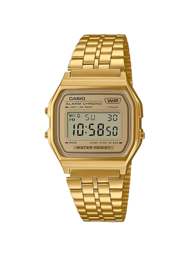 Ure CASIO Vintage A158WETG-9AEF Kovinski | A158WETG-9AEF