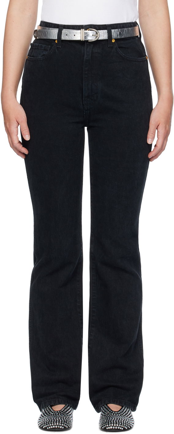 Kavbojke Khaite Black 'The Danielle' Jeans Črna | 1032913091, 0