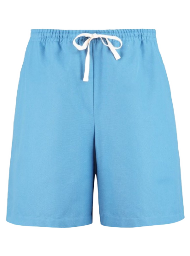 Kratke hlače Gucci Ciel de Nuit Animal Taped Cotton Shorts Modra | 659825 ZAGP5 4371