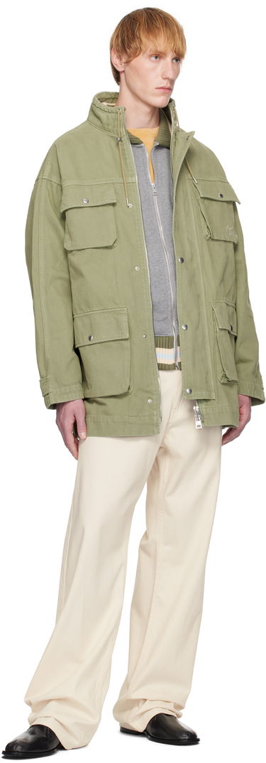 Parka MAISON KITSUNÉ Maison Kitsuné Cotton Denim Parka Zelena | OM02206WD4012, 3
