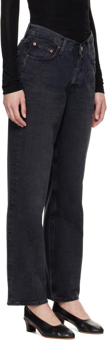 Kavbojke AGOLDE AGOLDE V-Waist Baggy Jeans Črna | A208-1157, 1