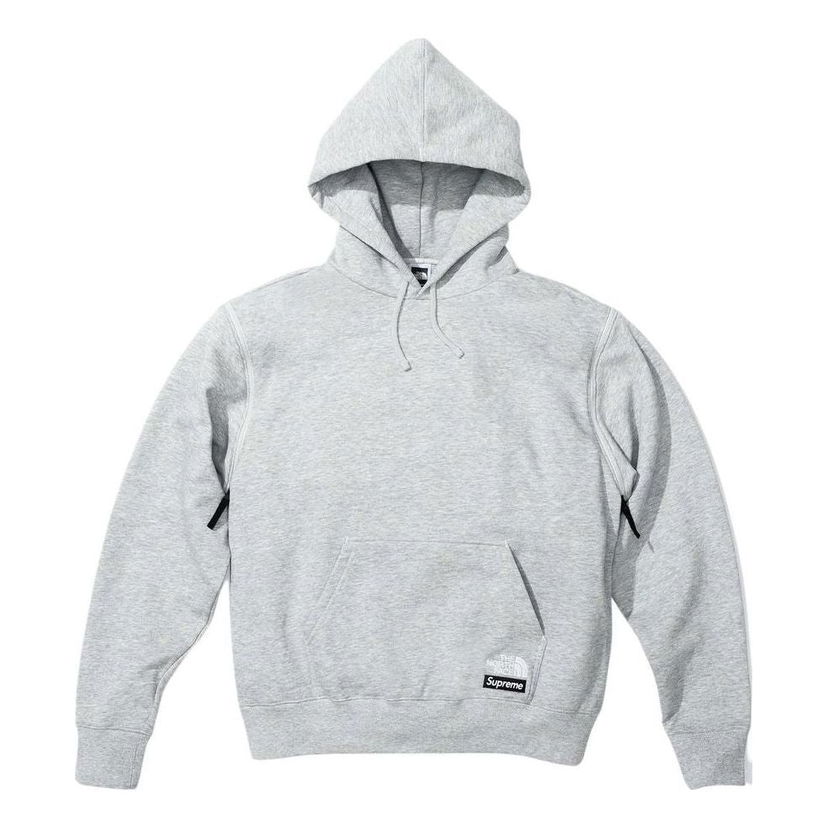 Pulover Supreme Convertible Hooded Sweatshirt by Supreme x The North Face Siva | SUP-SS23-075