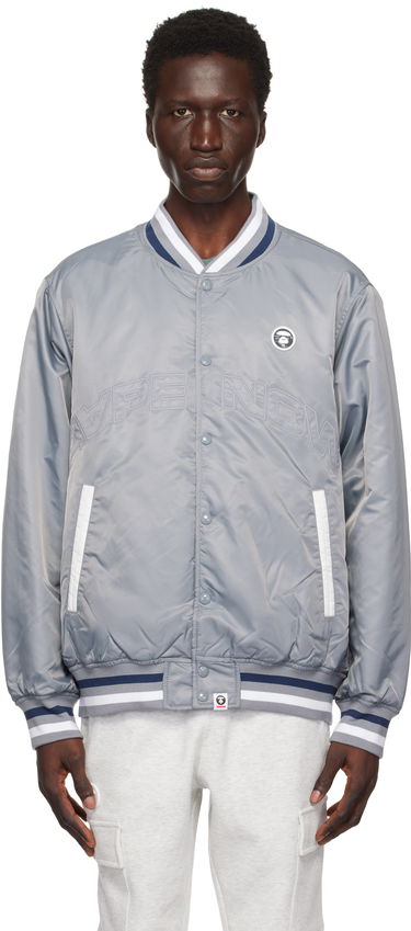 Bomber jakna AAPE by A Bathing Ape AAPE by A Bathing Ape 'AAPE Now' Bomber Jacket Siva | AAPJKM7656XXNGYL, 0