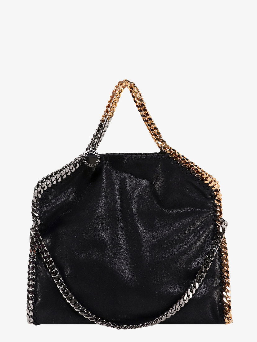 Torbica Stella McCartney Falabella Shaggy Deer Faux Leather Mini Tote by Stella McCartney Črna | 234387W700011000