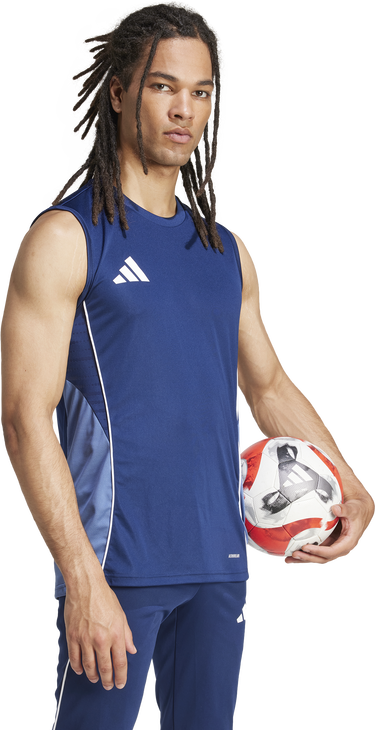 Majica brez rokavov adidas Originals Adidas Tiro 25 Sleeveless Jersey Modra | ji6553, 3