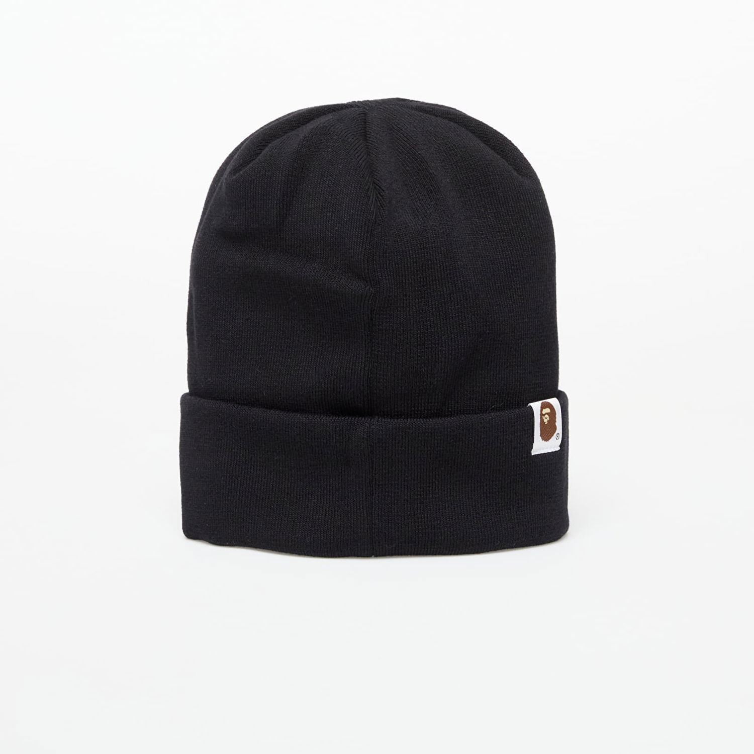 Beanie BAPE A BATHING APE One Point Ape Head Knit Cap Črna | 001HTL301006MBLK, 1