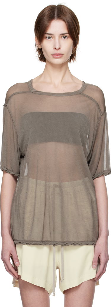 Majica Rick Owens Rick Owens Hollywood Brad Sheer T-Shirt Siva | RP01E7200 JCR, 0