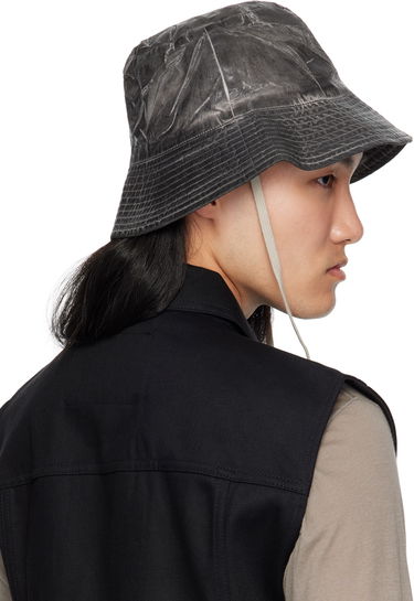 Klobuk Rick Owens Rick Owens DRKSHDW Hollywood Gilligan Bucket Hat Črna | DA01E3479 PF, 2