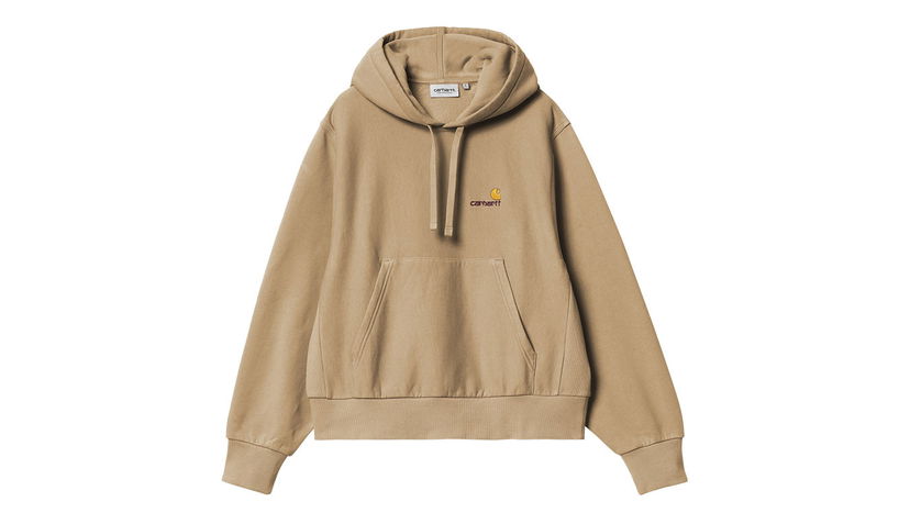 Pulover Carhartt WIP W' HD American Script Sweat Ash Heather Bež | I033650_482_XX