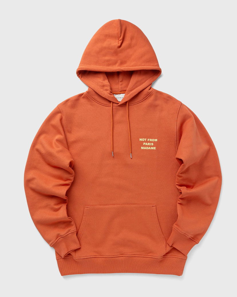 Pulover Drôle de Monsieur Drôle de Monsieur Slogan Hoodie Oranžna | G-HO162-CO127-RT