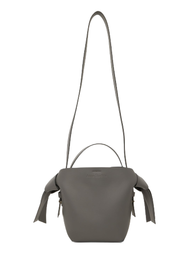 Torba za čez ramo Acne Studios Mini Musubi Shoulder Bag Siva | A10093-