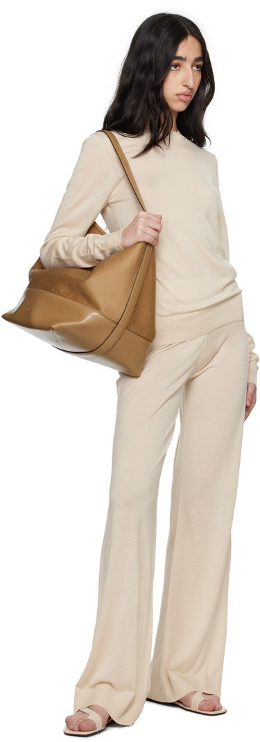 Tote bag TOTEME TOTEME Doublé Tote Bag Bež | 251-WAL0069-FB0006, 3