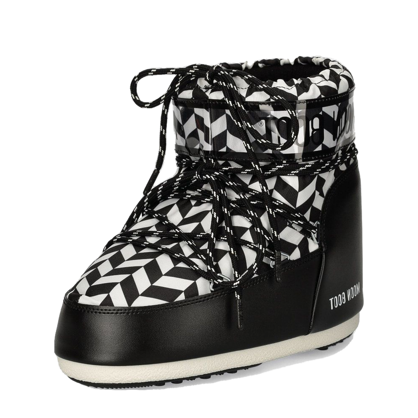 Superge in čevlji Moon Boot MB ICON LOW OPTICAL Boots Črna | 80D1409550.NA02