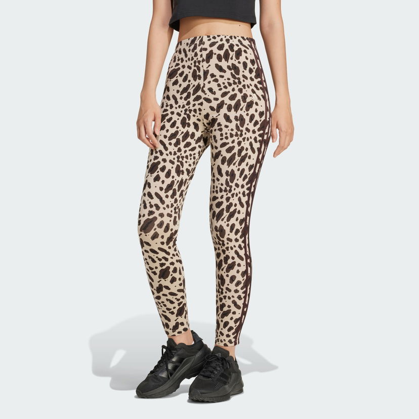 Pajkice adidas Performance Essentials Animal Print 7/8 Leggings Bež | IX3722