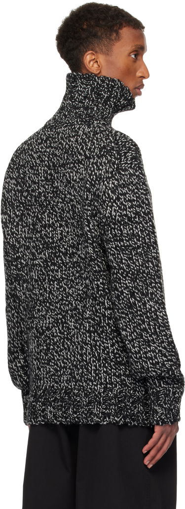 Pleteni pulover We11done We11done Chunky Knit Turtleneck Sweater Črna | WD-KT3-24-651-U-B2, 2