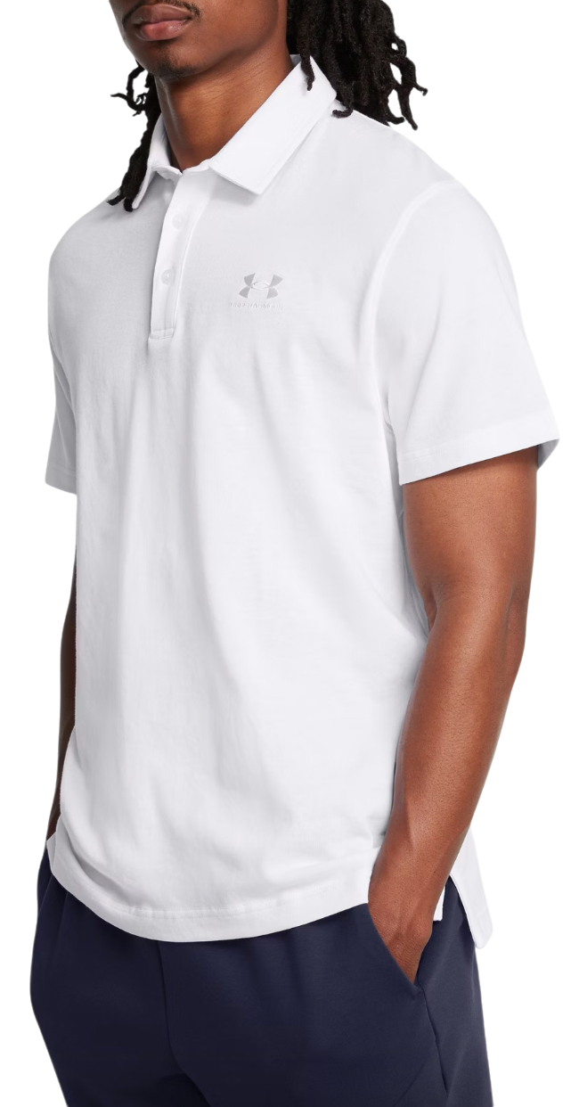 Polo majica Under Armour Icon Performance Polo Shirt Bela | 1386608-100