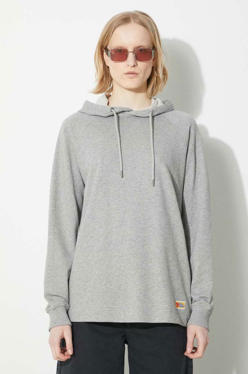 Pulover FJÄLLRÄVEN Hoodie Women's Grey Siva | F86987.020.999