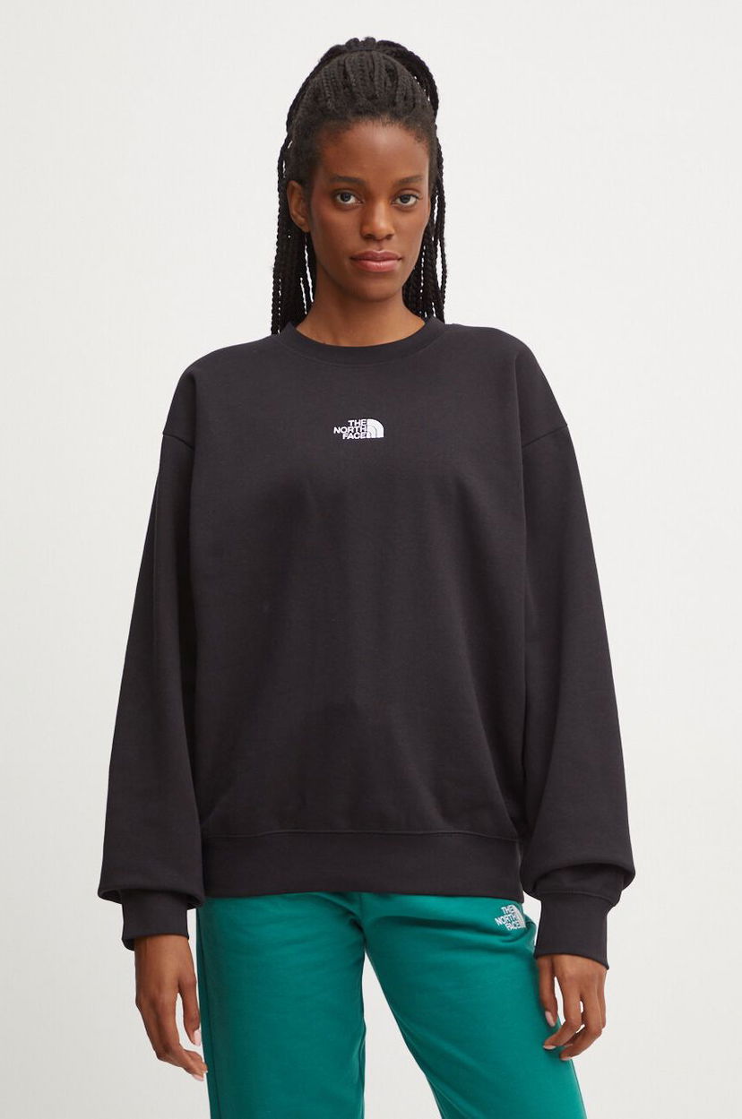 Pulover The North Face Essential Crew Sweatshirt Črna | NF0A89EPJK31