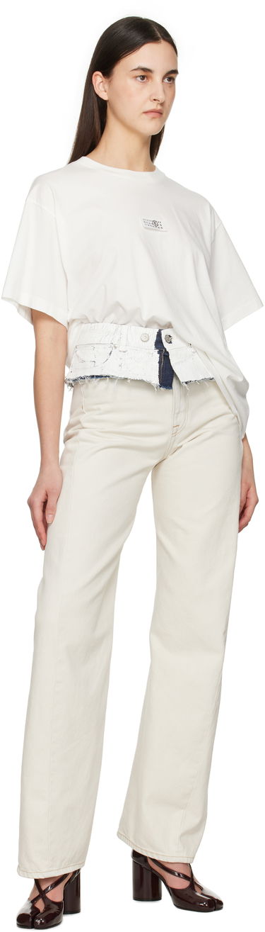 Kratke hlače Maison Margiela MM6 Maison Margiela Denim Shorts Bela | S62TP0041 M30028, 2