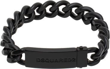 Zapestnica DSQUARED2 Dsquared2 Chained2 Matte Bracelet Črna | ARM0123_69200001_2124, 0