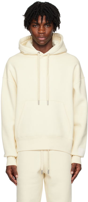 Pulover AMI Drawstring Hoodie Bela | USW217.740, 0