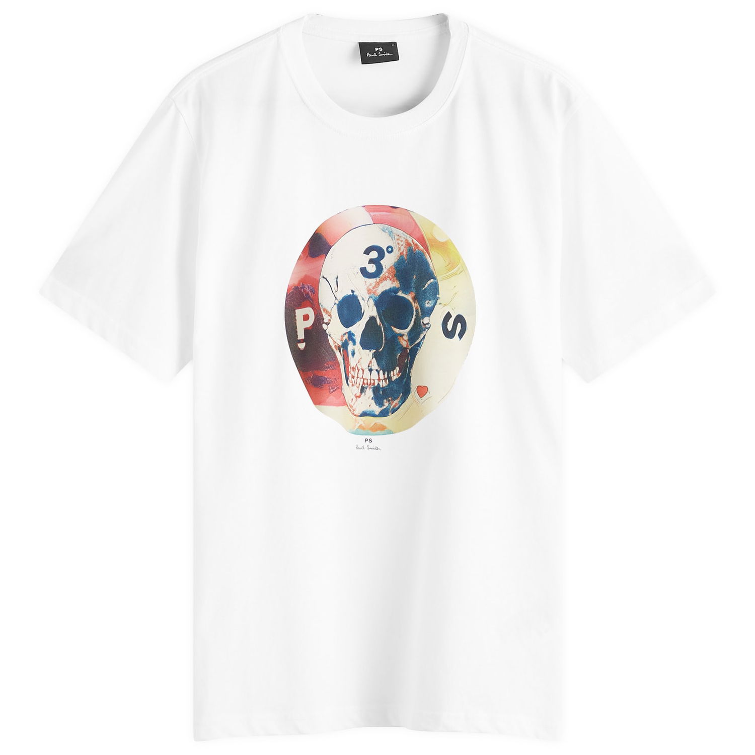 Majica Paul Smith Paul Smith Skull Graphic Tee, Size L Bela | M2R-220X-NP4800-1, 1