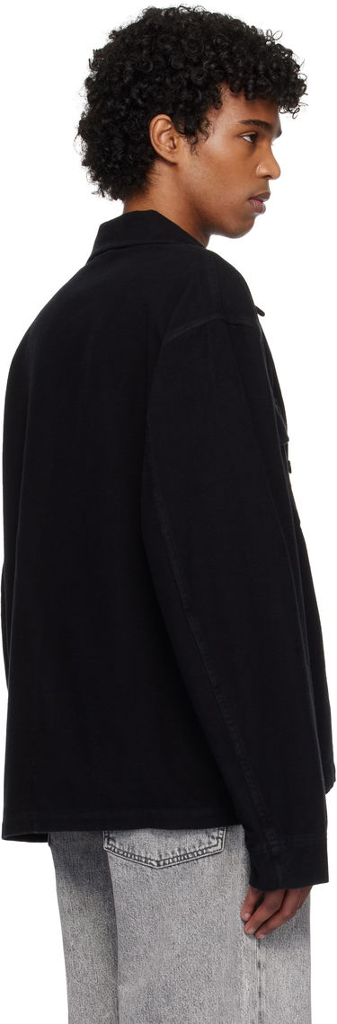 Jakna OUR LEGACY Evening Overshirt Black Brushed Cotton Črna | M4201EBBC, 2