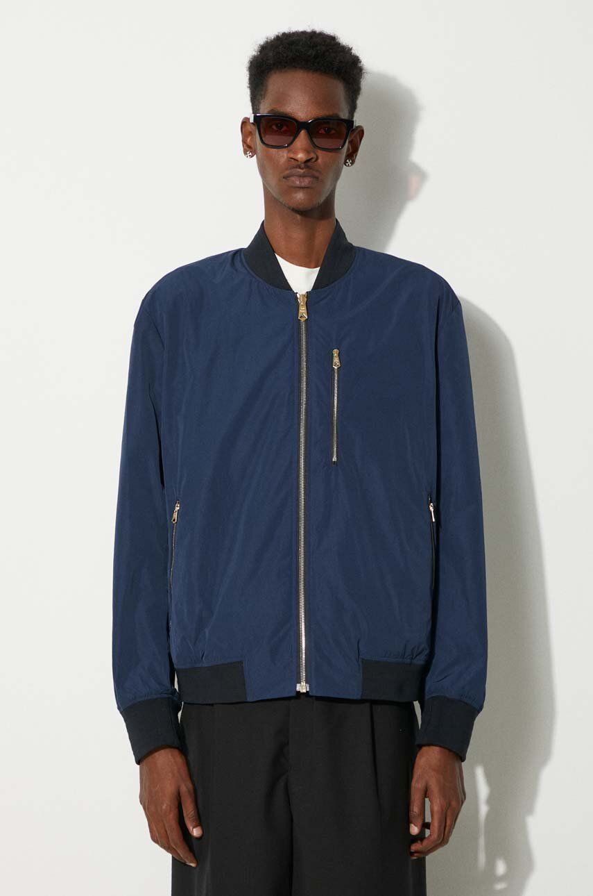 Bomber jakna Paul Smith Paul Smith Wool Bomber Jacket Črna | M1R.052Z.N02212, 1