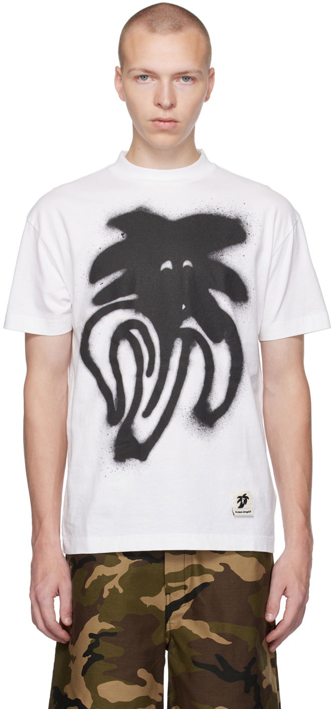 Majica Palm Angels White Jimmy Bela | PMAA001E23JER0050110, 0
