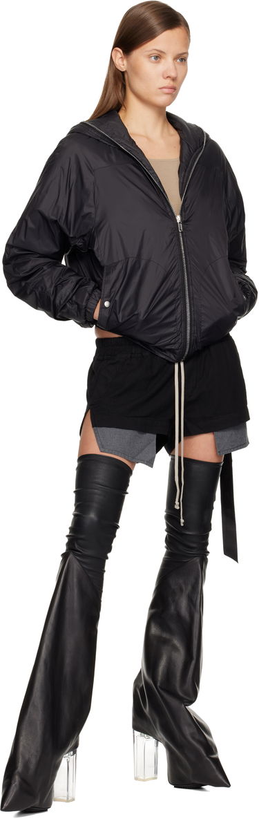 Vetrovka Rick Owens DRKSHDW Concordians Sealed Windbreaker Jacket Črna | DS02E7720 NP, 3