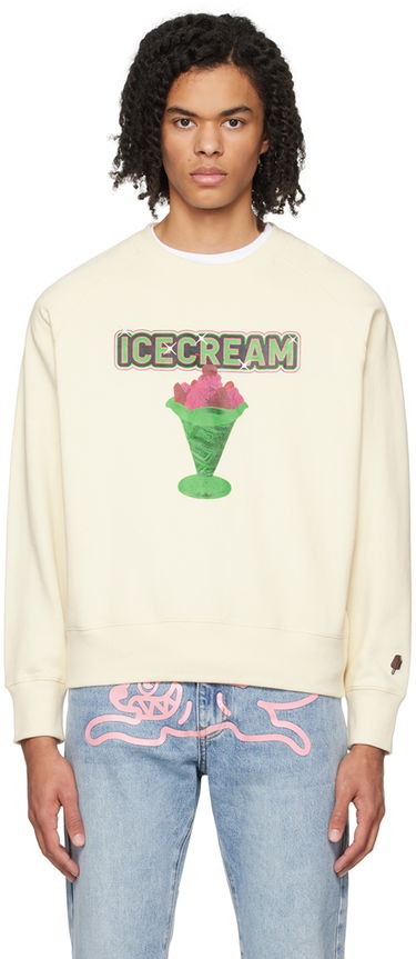 Pleteni pulover BBC IceCream ICECREAM Sundae Sweatshirt Bež | IC23424, 0