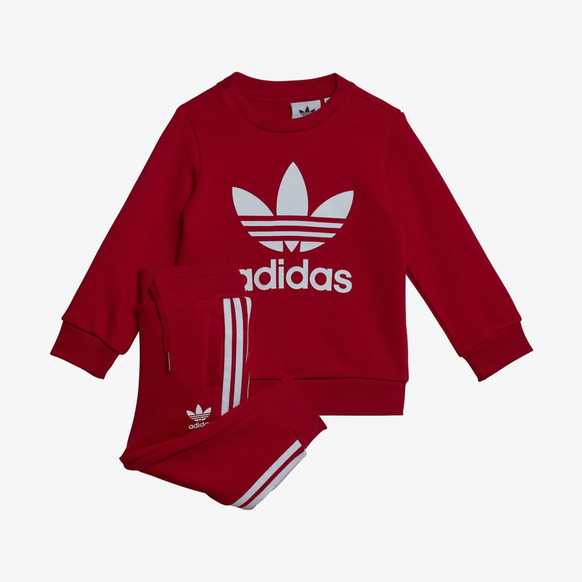 Trenirka adidas Originals Crew Set Rdeča | IB8665