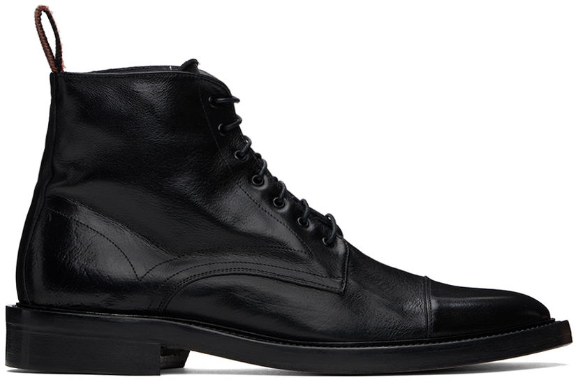 Oblačila Paul Smith Paul Smith Leather Newland Boots Črna | M1S-NEW01-MLEA-79