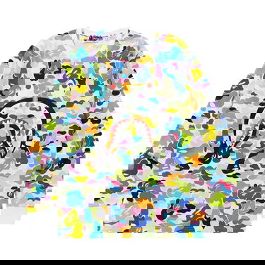 Majica BAPE Multi Camo Shark Tee Večbarvna | 1G80 111 008 WHITE, 1