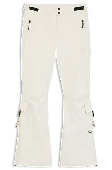 Hlače BOSS Ski trousers with water-repellent finish Bela | 50549048