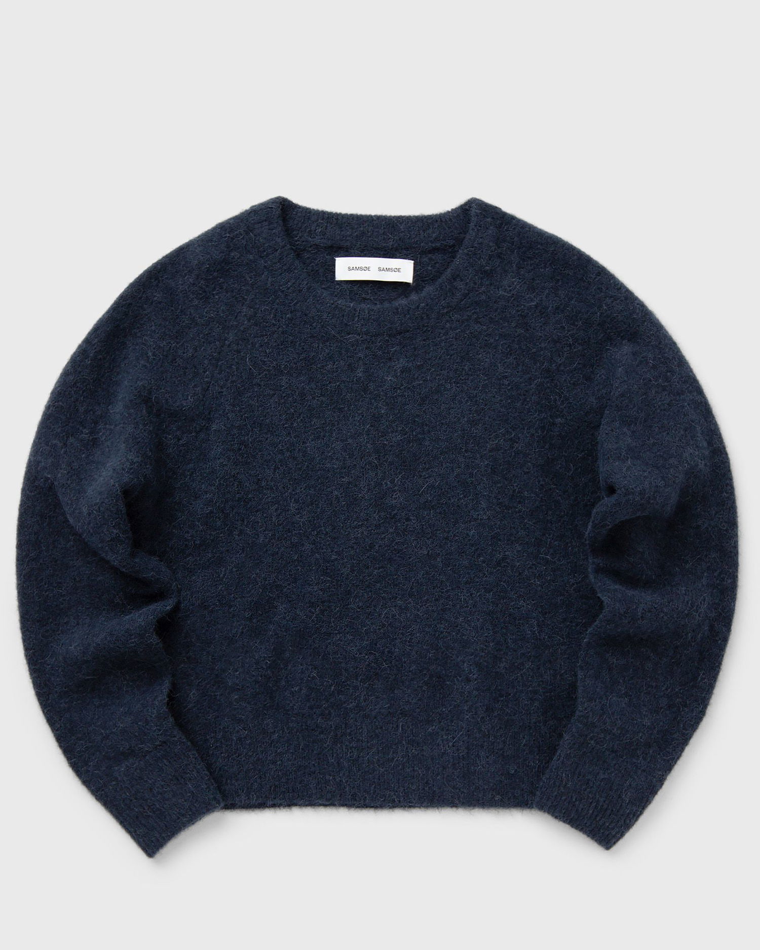 Pleteni pulover Samsoe Samsoe Samsøe & Samsøe NOR O-N SHORT 7355 Pullover, Size: L Mornarica | F00022152-OUTER_SPACE, 0