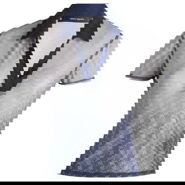 Polo majica DAILY PAPER Daily Paper Women's Mesh Monogram Polo Top Siva | 2511088, 0