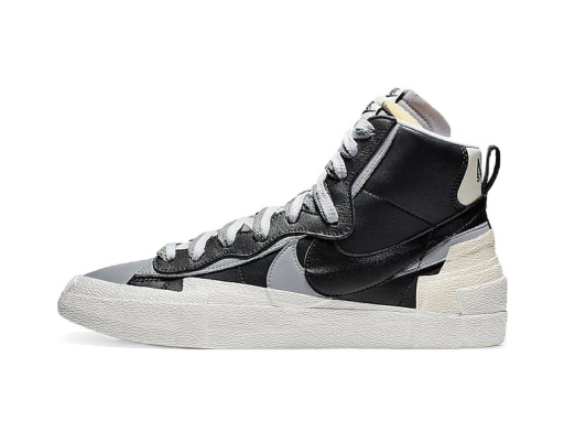 Omejena izdaja Nike sacai x Blazer Mid "Black Grey" Črna | BV0072-002