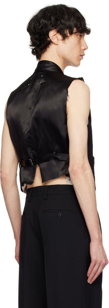 Telovnik Maison Margiela Maison Margiela Raw Edge Waistcoat Črna | S50FB0110 S53915, 2