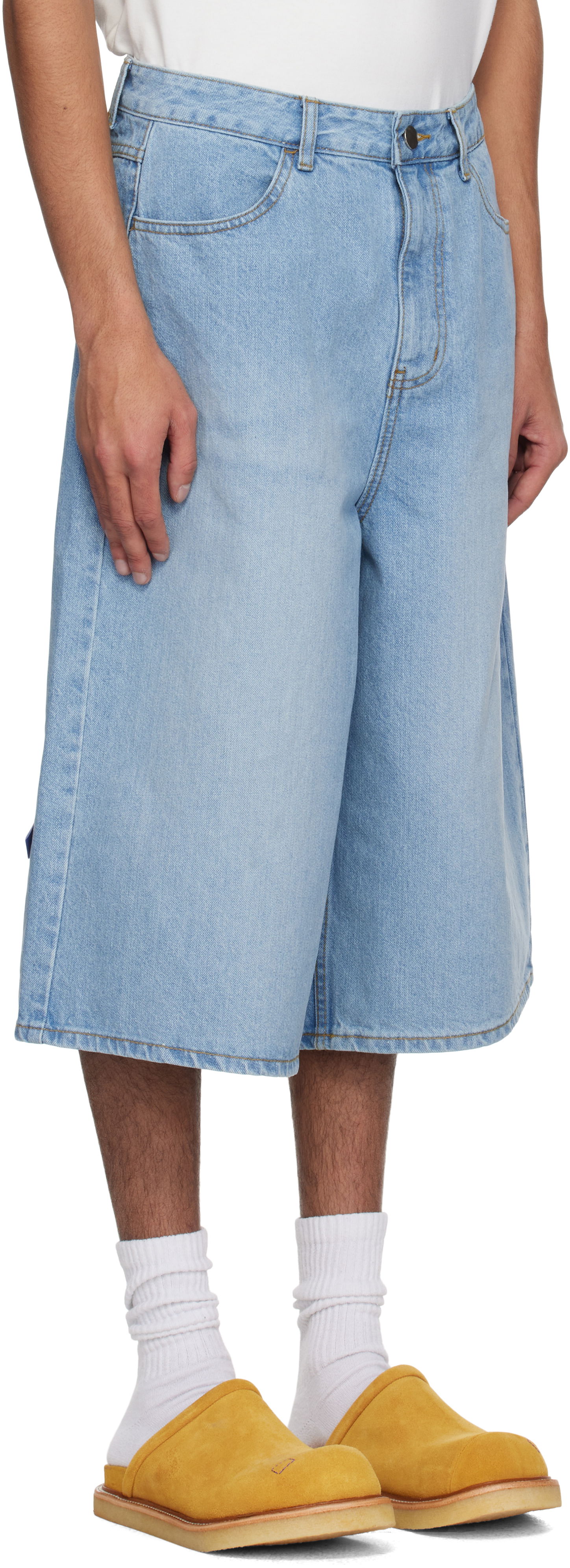 Kratke hlače ADER ERROR ADER error Significant TRS Tag 01 Denim Shorts Modra | BN42FYJE0201SB, 1