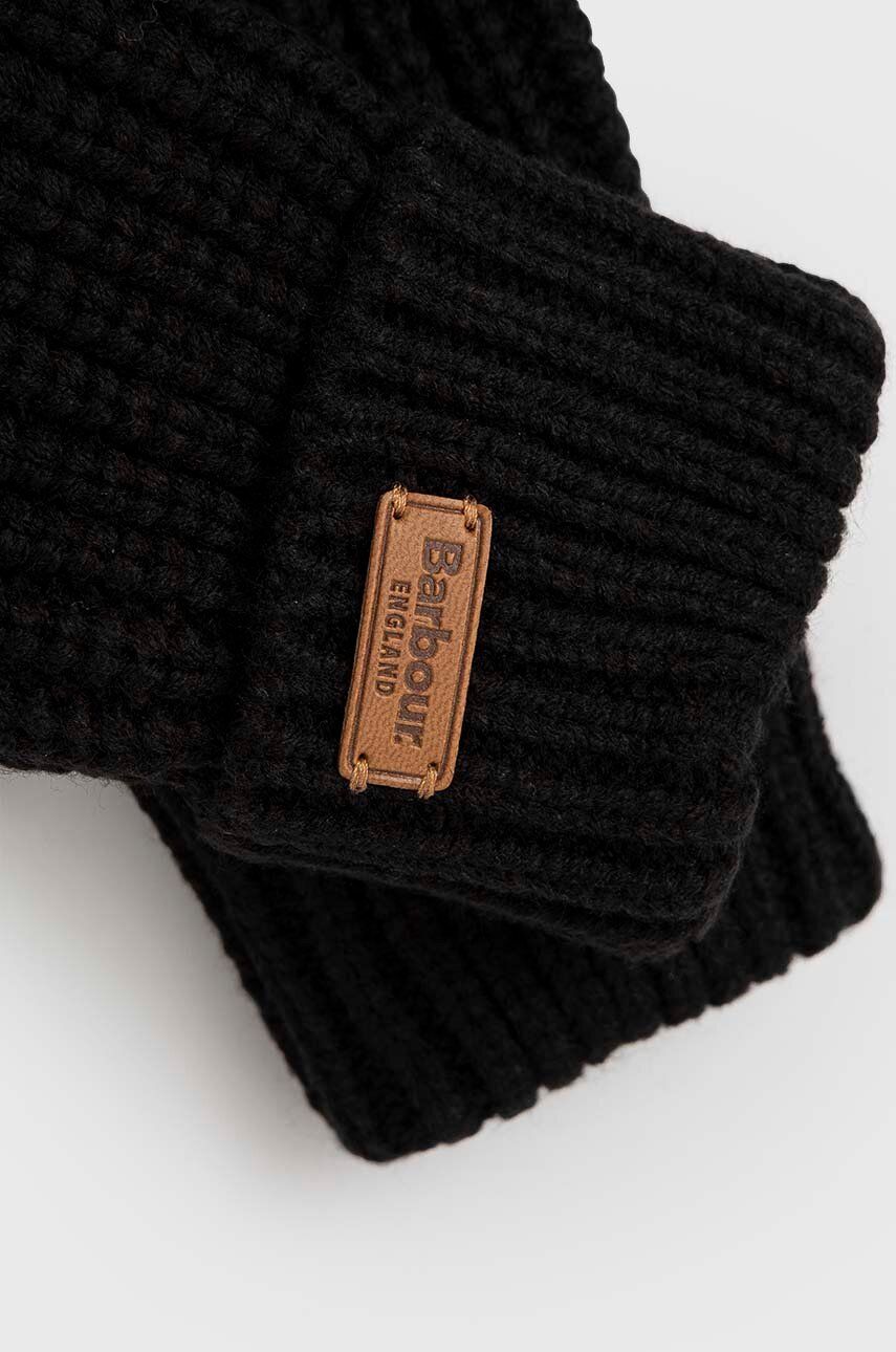 Rokavice Barbour Saltburn Knitted Gloves Črna | LGL0132, 1
