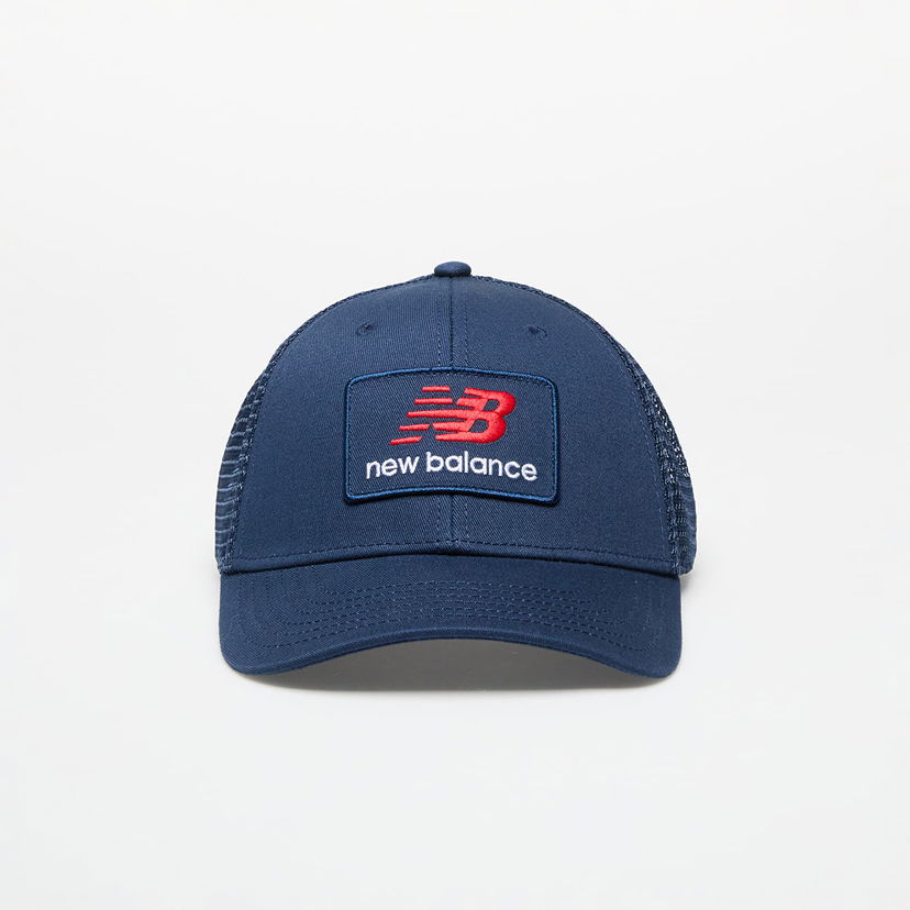 Kapa New Balance New Balance Stacked Patch Logo Trucker Cap Mornarica | LAH51016NNY